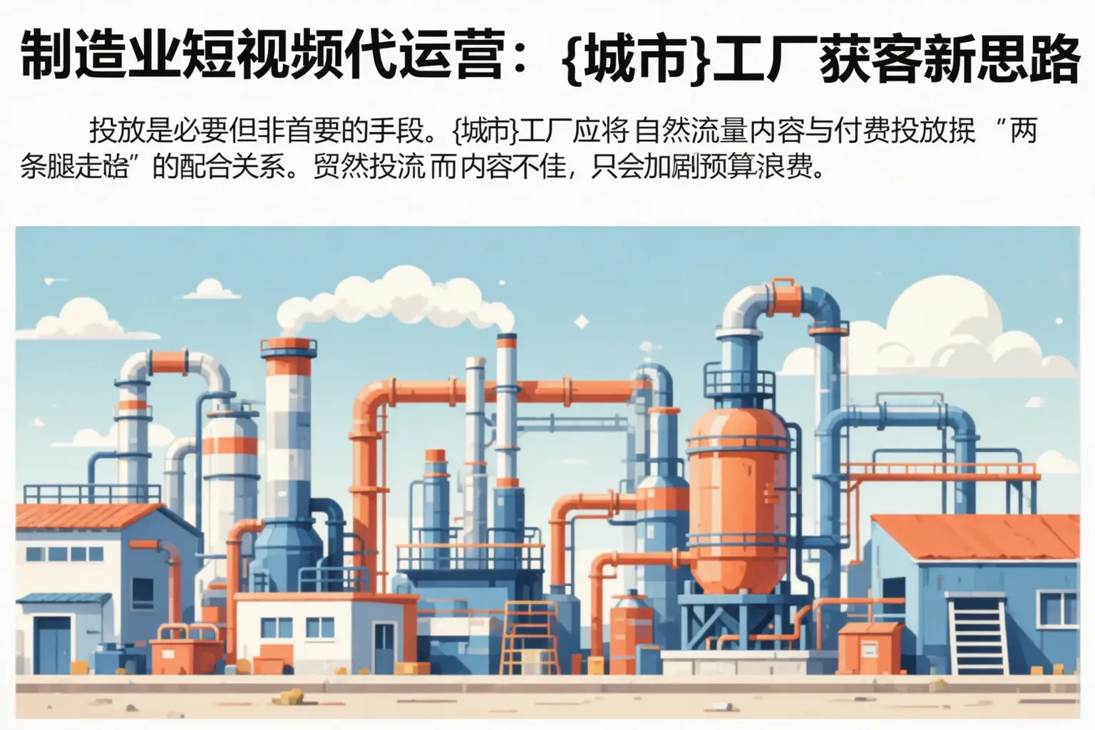 制造业短视频代运营:陆良工厂获客新思路