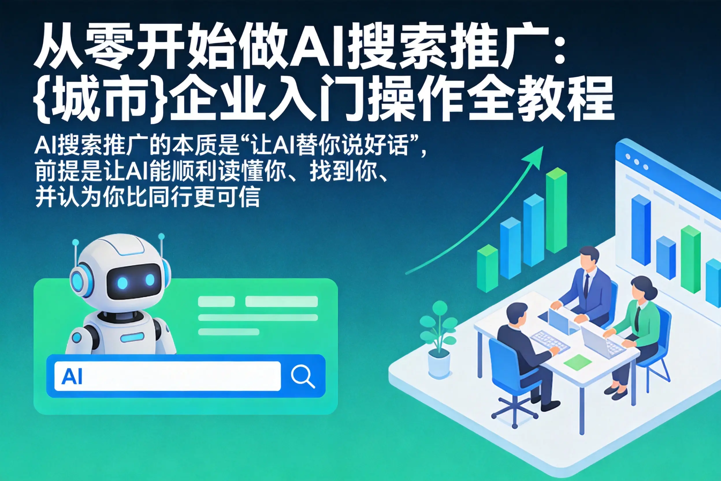 从零开始做AI搜索推广：陆良企业入门操作全教程